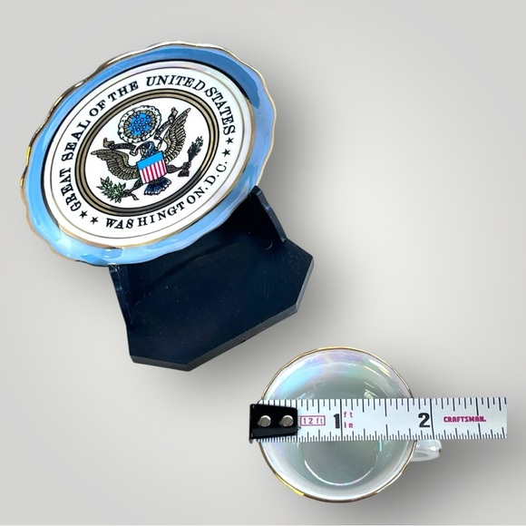 Washington DC -The Great Seal of United States Mini Plate & Cup Souvenir - Picture 4 of 10